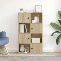 Boekenkast 60x24x101,5 cm bewerkt hout sonoma eikenkleurig - thumbnail