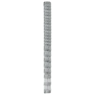 VidaXL Weidehekwerk zilver 25 x 1,6 m gegalvaniseerd staal VidaXL Weidehekwerk zilver 25 x 1,6 m gegalvaniseerd staal
