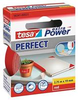 tesa PERFECT 56341-00031-03 Textieltape tesa extra Power Rood (l x b) 2.75 m x 19 mm 1 stuk(s) - thumbnail