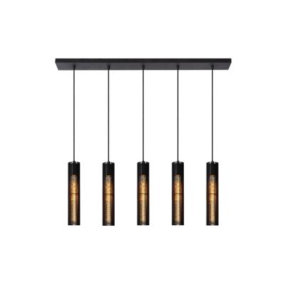 Lucide LIONEL - Hanglamp - 5xE27 - Zwart