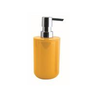 MSV Zeeppompje|dispenser - PS kunststof - saffraan geel - 7x16 cm - thumbnail