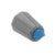 Devine 10118 grijze knop met blauwe kap sparepart voor Devine MixDesk - thumbnail