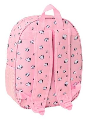 Kinderrugzak Snoopy Roze 27 x 33 x 10 cm 3D