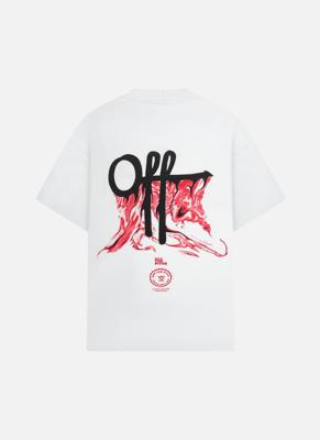 Off The Pitch Ignite Loose Fit T-Shirt Heren Wit - Maat M - Kleur: Wit | Soccerfanshop