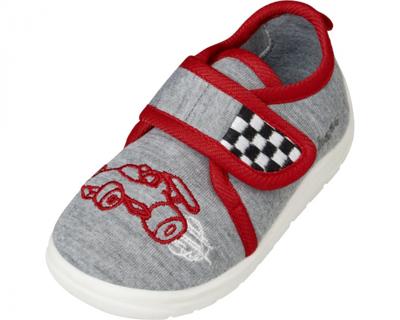 Playshoes pantoffels Raceauto Grijs-28-29