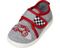 Playshoes pantoffels Raceauto Grijs-28-29 - thumbnail