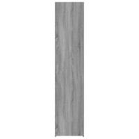 Hoge kast 40x42,5x185 cm bewerkt hout grijs sonoma eikenkleur - thumbnail