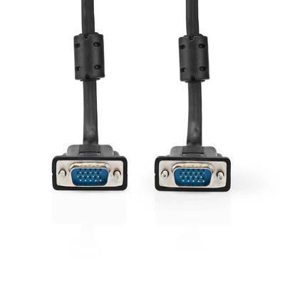 Nedis VGA-Kabel | VGA Male | VGA Male | 1024x768 | 2 m | 1 stuks - CCGB59000BK20 CCGB59000BK20 Nedis VGA-Kabel | VGA Male | VGA Male | 1024x768 | 2 m | 1 stuks - CCGB59000BK20 CCGB59000BK20