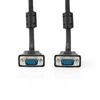 Nedis VGA-Kabel | VGA Male | VGA Male | 1024x768 | 2 m | 1 stuks - CCGB59000BK20 CCGB59000BK20 - thumbnail