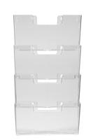 Europel wandfolderhouder, 4 x ft A4, landscape - thumbnail