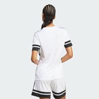 adidas Squadra 25 Voetbalshirt Dames Wit Zwart - thumbnail