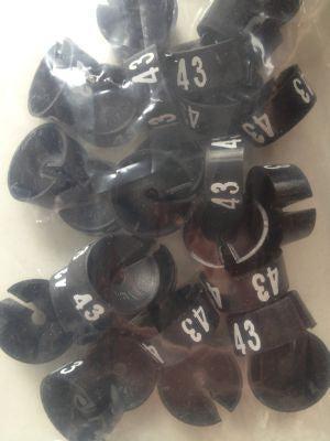 MB zwart/wit 43 voor op kledinghanger