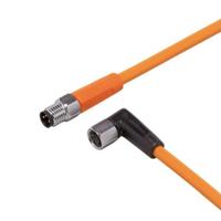 ifm Electronic EVT154 Verbindingskabel Aantal polen (sensoren): 3, 3 Stekker, recht, Bus, haaks 0.3 m 1 stuk(s) - thumbnail