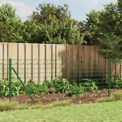 VidaXL Draadgaashek met grondankers 1x25 m groen VidaXL Draadgaashek met grondankers 1x25 m groen