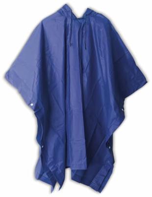 Regenjas Poncho Blauw (Één maat)