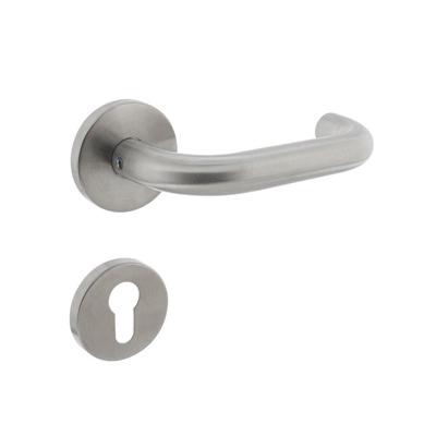 Deurkruk rond op rozet EN1906 + PC-plaatjes 55mm