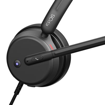 EPOS IMPACT 430T On Ear headset Kabel Mono Zwart Telefoon