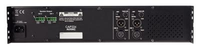 Audac CAP224 2-kanaals 100V versterker 2x 240W Audac CAP224 2-kanaals 100V versterker 2x 240W
