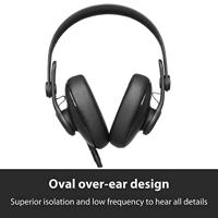 AKG K361 Over Ear koptelefoon Kabel Zwart Noise Cancelling Vouwbaar Studio - thumbnail