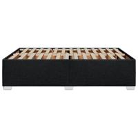 Bedframe zonder matras stof zwart 160x200 cm - thumbnail