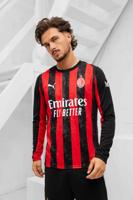 AC Milan Longsleeve Shirt Thuis Senior 2025/2026 - Maat S - Kleur: RoodZwart | Soccerfanshop - thumbnail