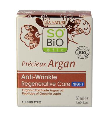 So Bio Etic Nachtcreme moisturizing anti rimpel 50 Milliliter