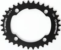 O.symetric kettingblad chain ring 104mm 34t - thumbnail