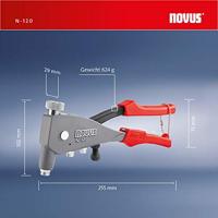 Novus Blindklink moertang N-120 - 032-0045 032-0045 - thumbnail