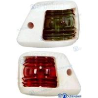 Kit luces de navegación (babor - estribor) GS10008 - PAR LUCES NAVEGACION AS-20 BLANCA - thumbnail