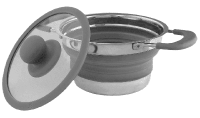 Eurotrail Opvouwbare Pan + Deksel 3,5L