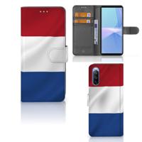 Sony Xperia 10 III | Bookstyle Case | Nederlandse Vlag - thumbnail