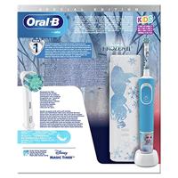 Oral-B kids disney frozen 2 elektrische tandenbostel blauw/wit - thumbnail