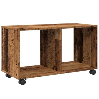 Rolkast 72x33x42,5 cm bewerkt hout oud houtkleurig Rolkast 72x33x42,5 cm bewerkt hout oud houtkleurig