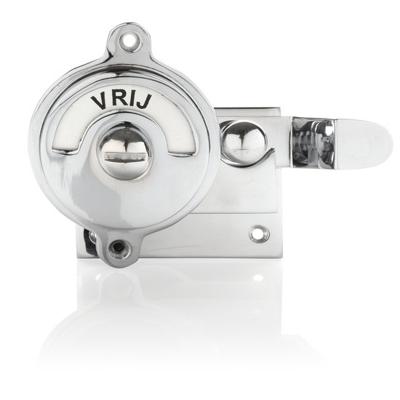 De Oude Deurklink WC Slot - Hendel vrij-bezet nikkel De Oude Deurklink WC Slot - Hendel vrij-bezet nikkel