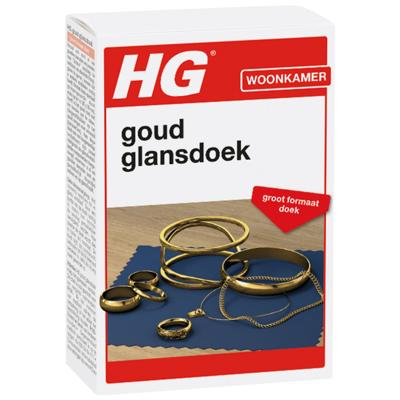HG Goud Glansdoek - 30 x 30 cm