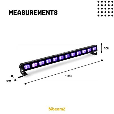 BeamZ BUV123 LED UV Bar 12x 3W BeamZ BUV123 LED UV Bar 12x 3W
