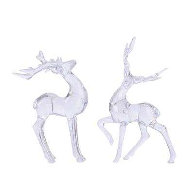 Beeld Hert acryl 12x20cm helder