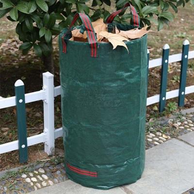 132 gallons 500L PP tuin gevallen bladeren zakken groen Afvalzakken grootte: 80cm x 100cm