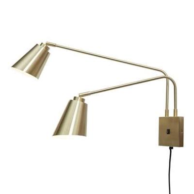 its about RoMi Wandlamp 'Bremen' 2-lamps, kleur Goud
