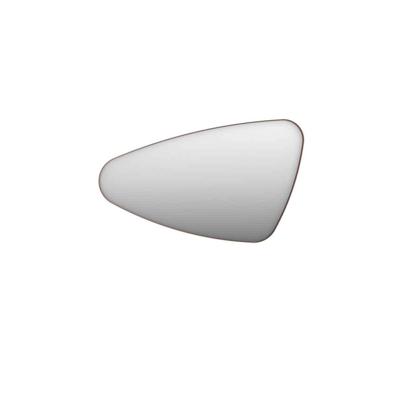 INK SP22 Spiegel - 100x4x60cm - organisch - in stalen kader - links aluminium koper geborsteld 8409364