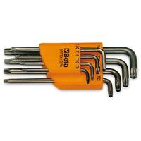 Beta 8-delige set haakse stiftsleutels tools met tamper resistant torx® profiel (art. 97rtx) met support t9-t10-t15-t20-t25 t27-t30-t40 - thumbnail