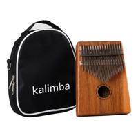 17-Tone Acacia hout enkele kruit duim piano kruit vinger piano - thumbnail