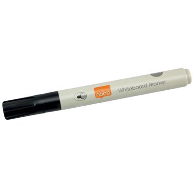 Nobo whiteboardmarker, ronde punt, schrijfbreedte 3 mm, etui van 4 stuks, zwart