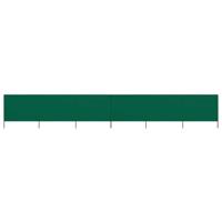 VidaXL Windscherm 6-panelen 800x160 cm stof groen - thumbnail
