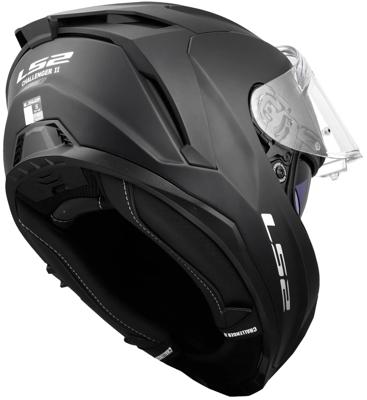 LS2 FF817 Challenger II helm solid mat zwart