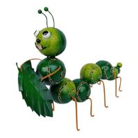 Metalen Duizendpoot met Blad (Large) - thumbnail