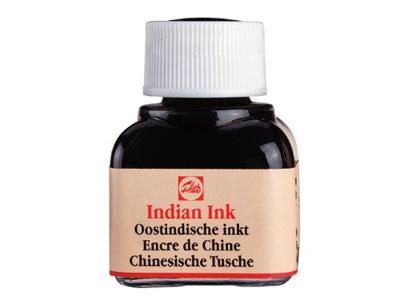 Oost-Indische inkt Talens zwart 11ml