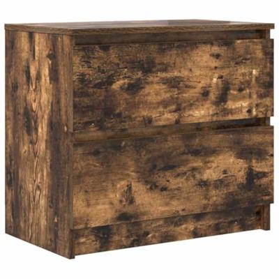 Tv-meubel 60x35x54 cm bewerkt hout gerookt eikenkleurig