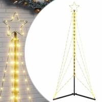 VidaXL Led-kerstboom 363 leds warm wit 182 cm - thumbnail