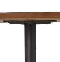 ALTEREGO CHEF Ronde bureautafel - Bruin - thumbnail